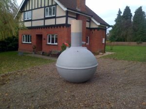 klargester onion type of septic tank