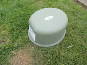 Sewage treatment plant blower housing to power the treatment process