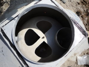 sewage treatment plant commissioned and fully operational
