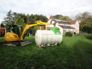 package sewage treatment plant ready for installation