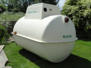sewage treatment plant ready for installation