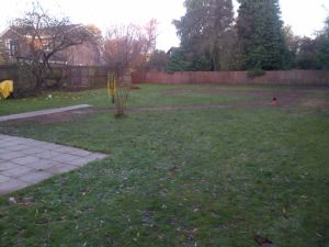septic tank back filled and completed